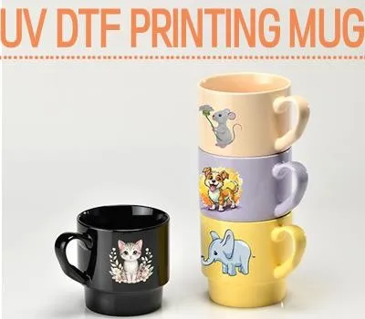 드망즈 UV DTF필름인쇄머그 330ml 11온스 레고컬러