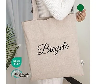 오코텍스리사이클 베이지 라이트에코백