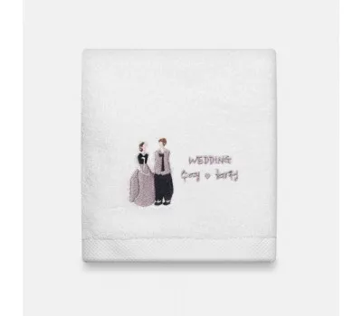 호텔수건 웨딩 답례품 백년가약 150g 고급타올