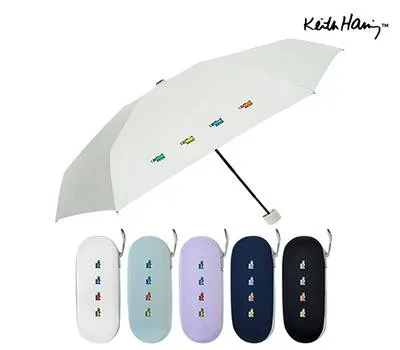 키스해링 파스텔 5단 초미니 양우산