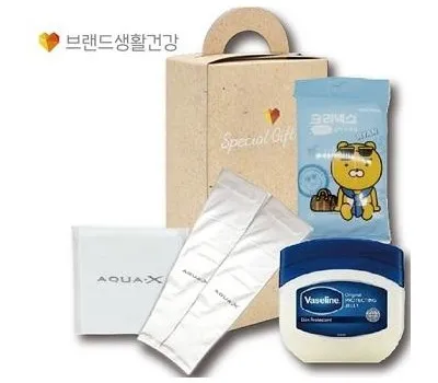 쿨아이스세트134호 아쿠아쿨토시 바세린젤리 카카오물티슈