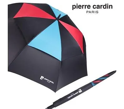 피에르가르뎅 75자동 콤비더블캐노피 방풍골프우산