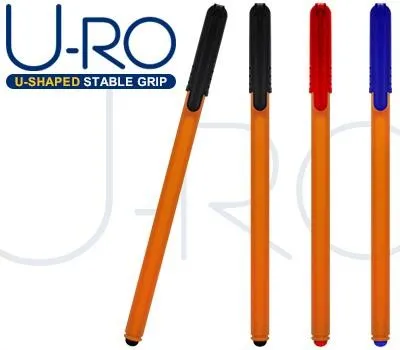 유로 오렌지볼펜 초저점도 0.7mm