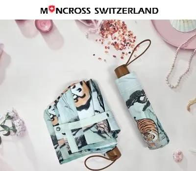 몽크로스 호랑이 3단 수동 우산