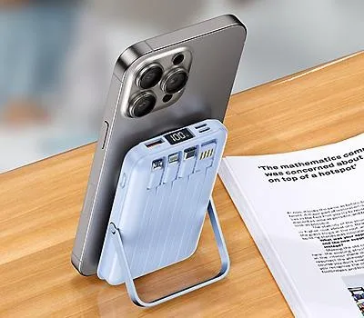 맥세이프 거치형 보조배터리 10,000mAh 케이블 포
