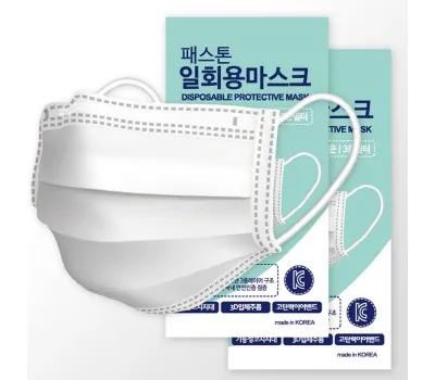 패스톤 국산 3중 일회용마스크