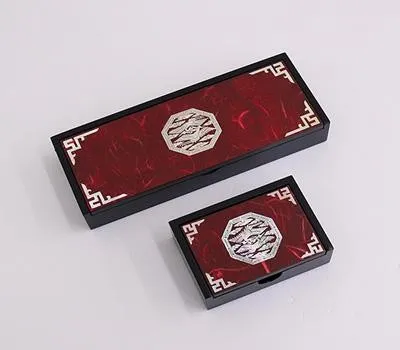 나빌레라 쌍학자개필함 명함함세트