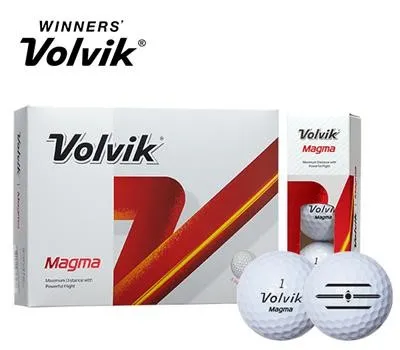 볼빅 마그마 포커스 골프공 3피스 12구 화이트