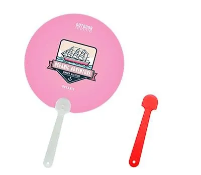 원형 팬시 2컬러 부채